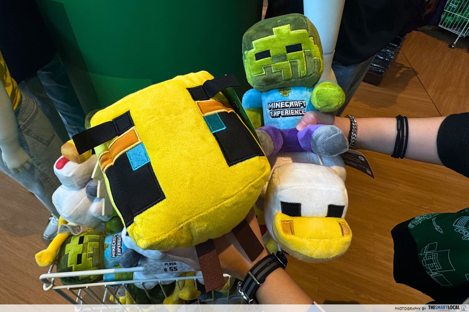 Minecraft plushies