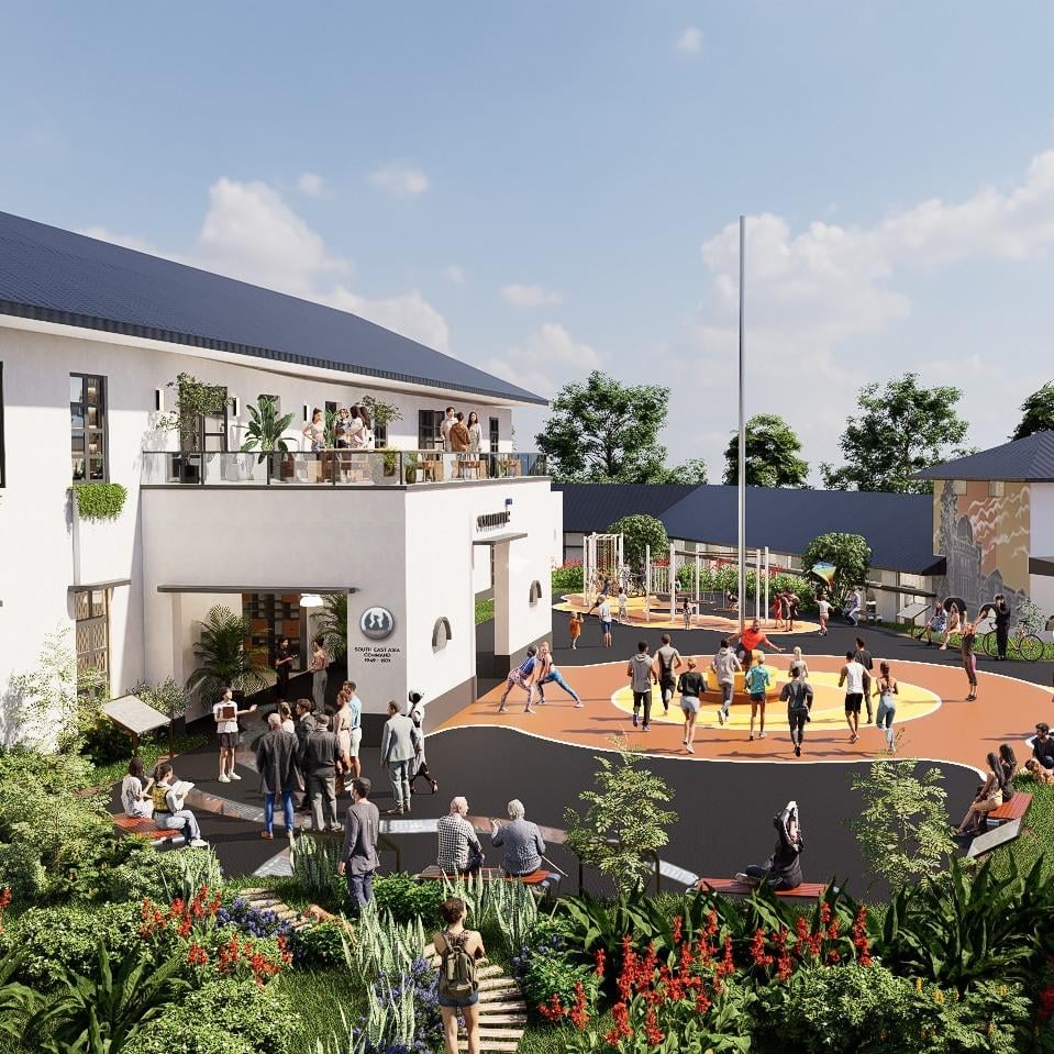 Phoenix Park redevelopment - multi-use compound (2)