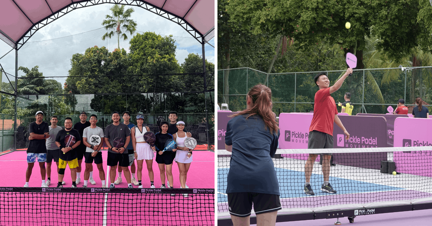 Group padel and pickleball lessons