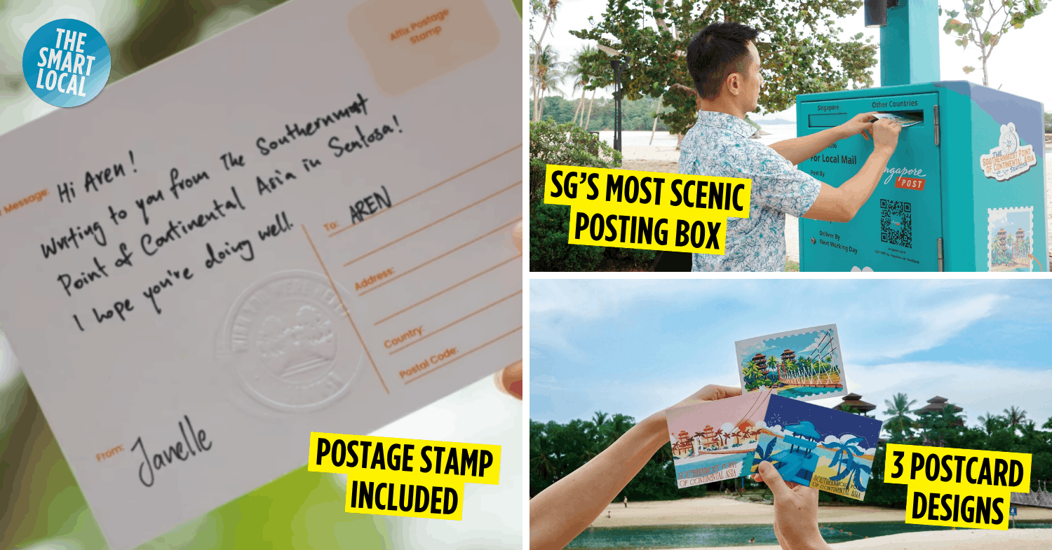 You Can Send A Postcard From The Southernmost Tip Of Continental Asia Right Here In Singapore