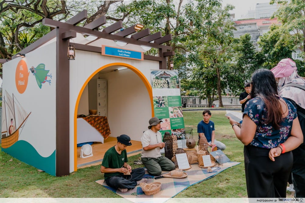 singapore heritagefest 2026, homeground @ ACM Green - anyaman bubu 
