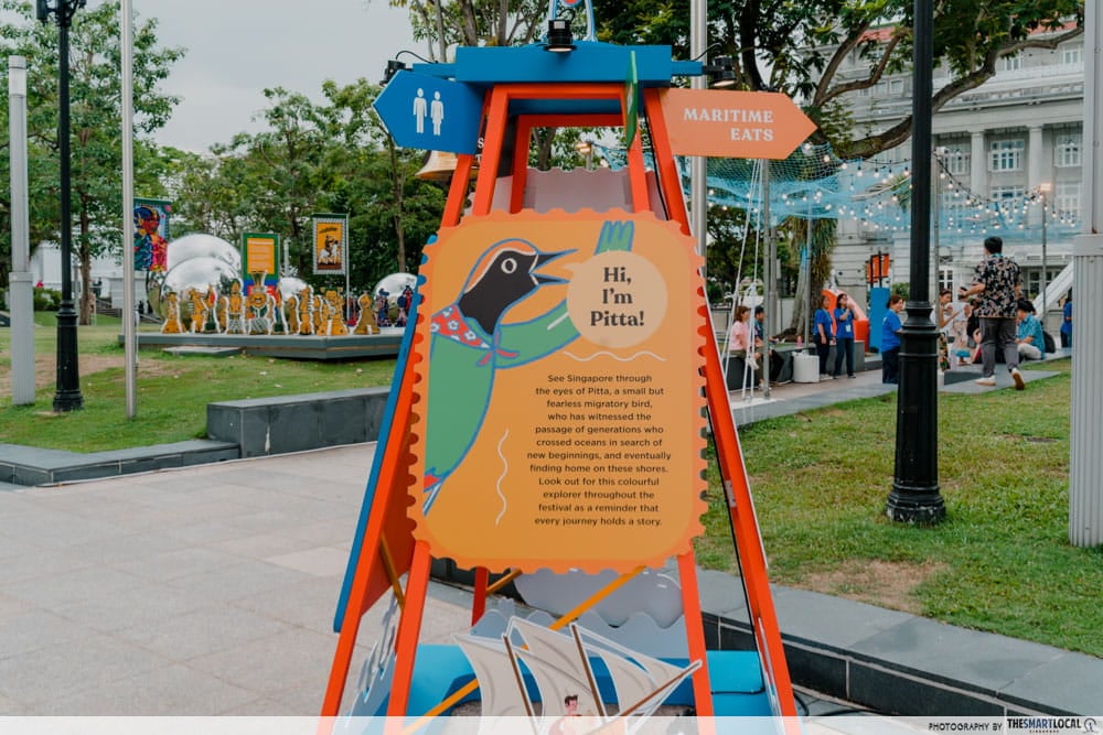singapore heritagefest 2026, homeground @ ACM Green - pitta the migratory bird
