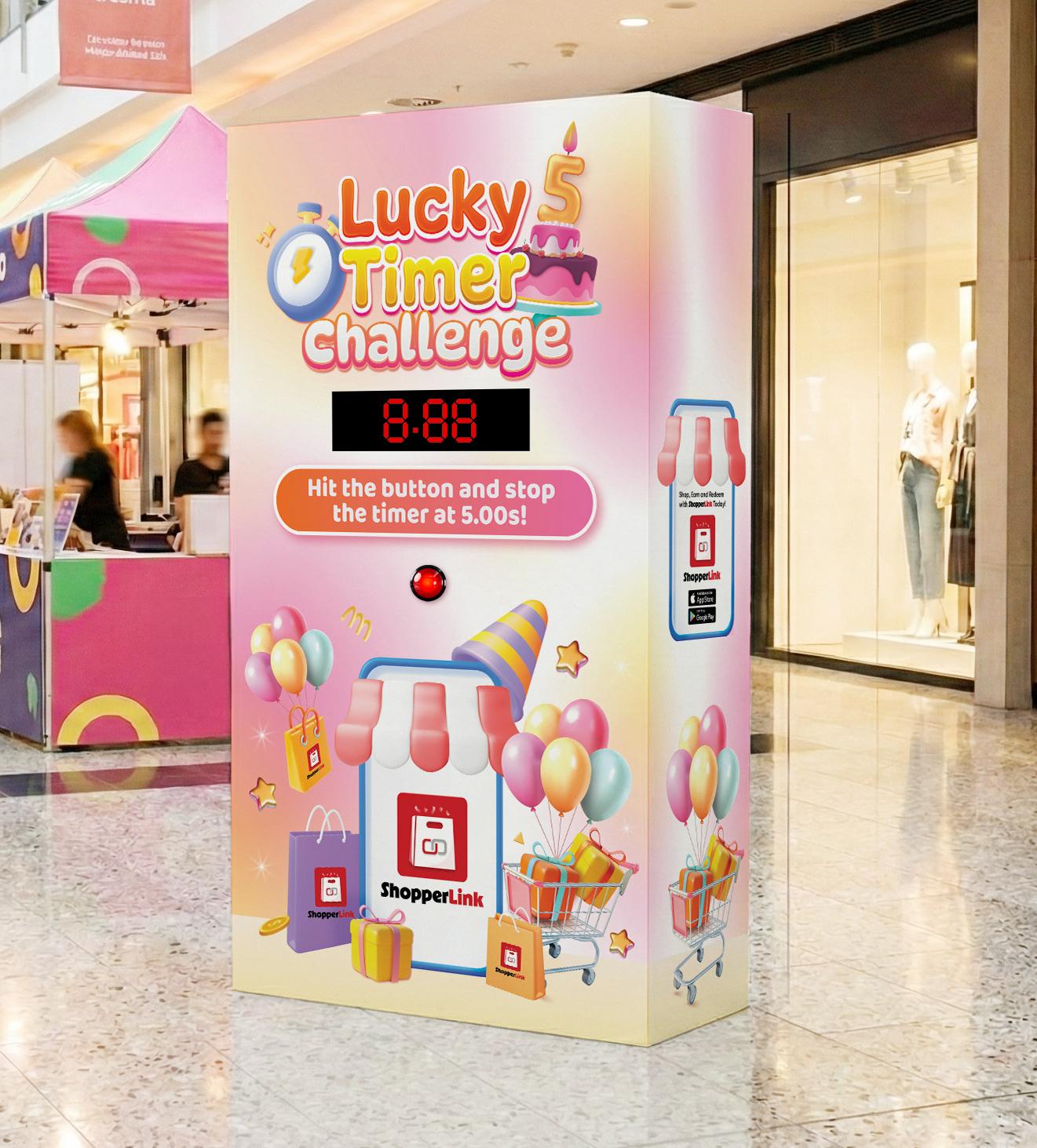 ShopperLink 5th birthday - lucky timer challenge