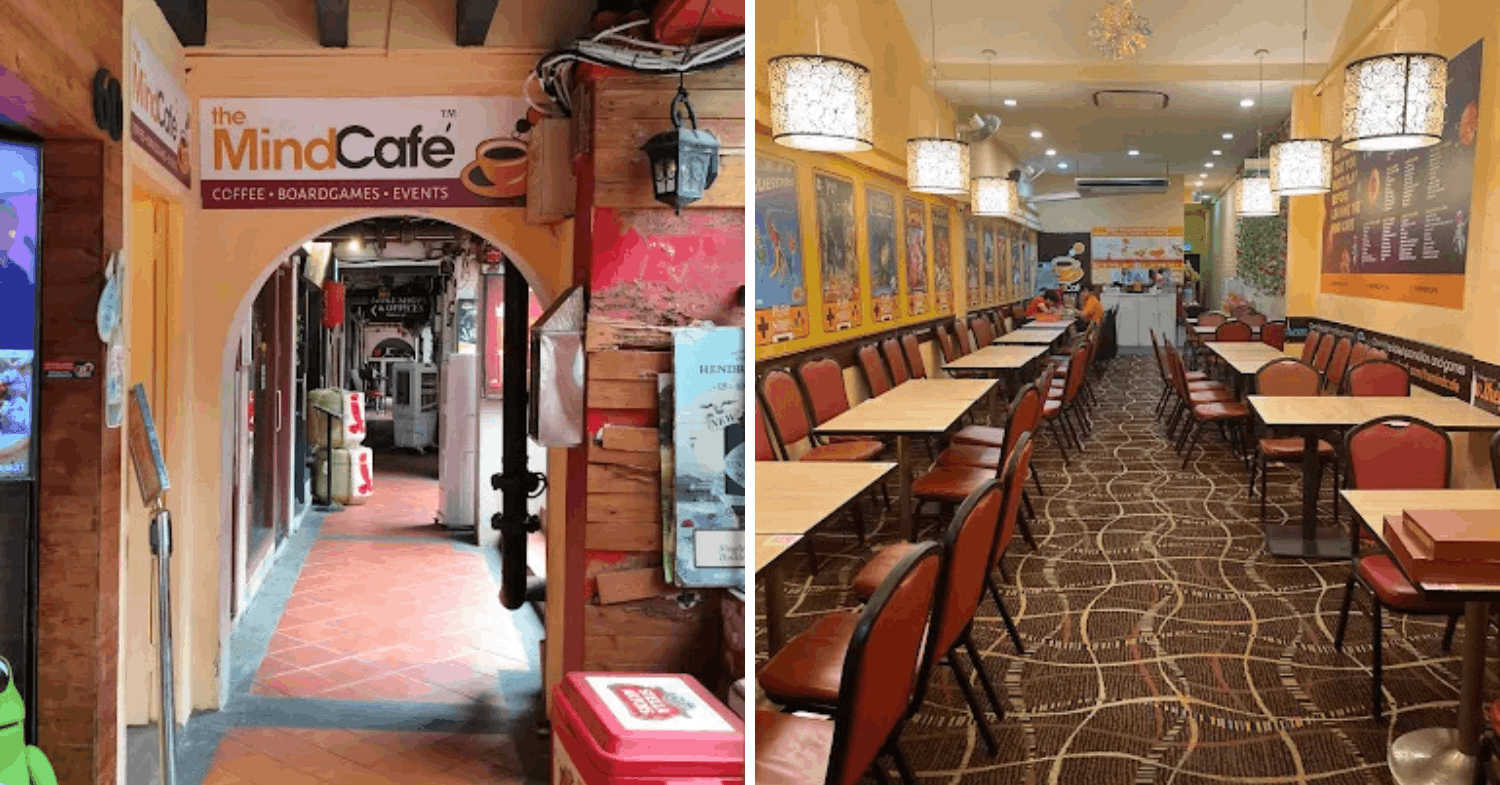 The Mind Cafe flagship outlet exterior and interior