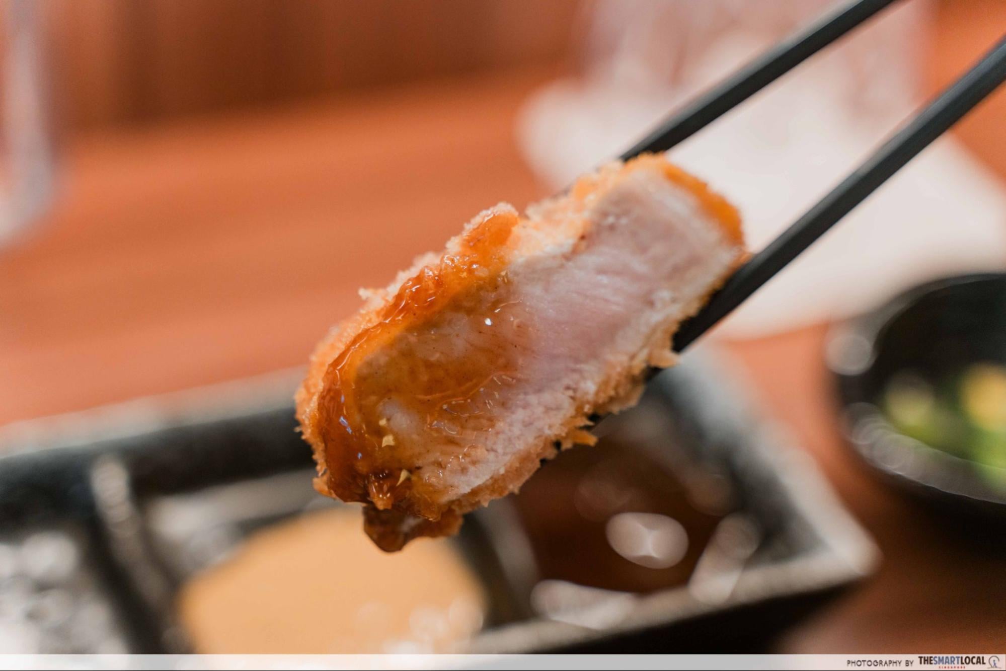 Close up of the Classic Rosu Tonkatsu Set