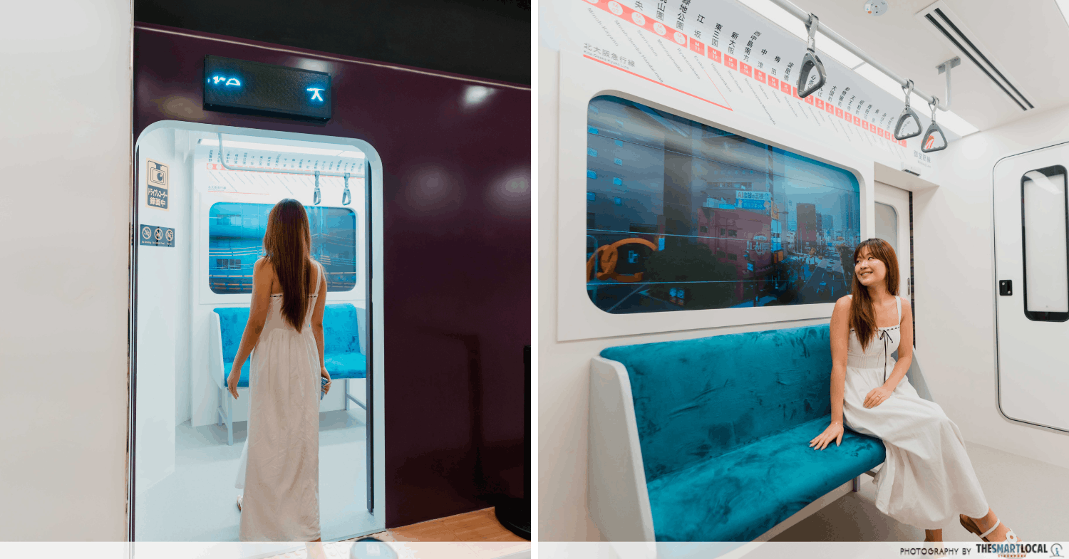 Train carriage photo spot at Tonkatsu Daiki