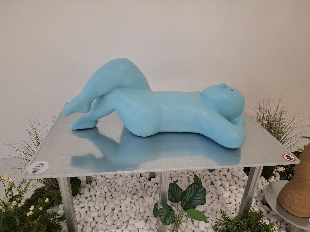 Chilling man sculpture