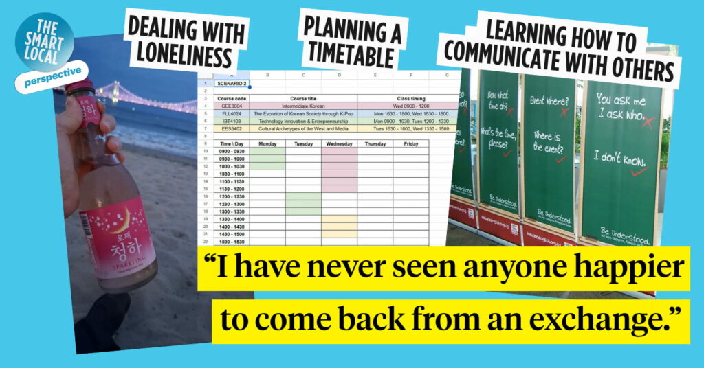 University exchange cover