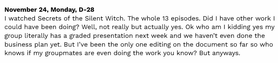 University Exchange Logs