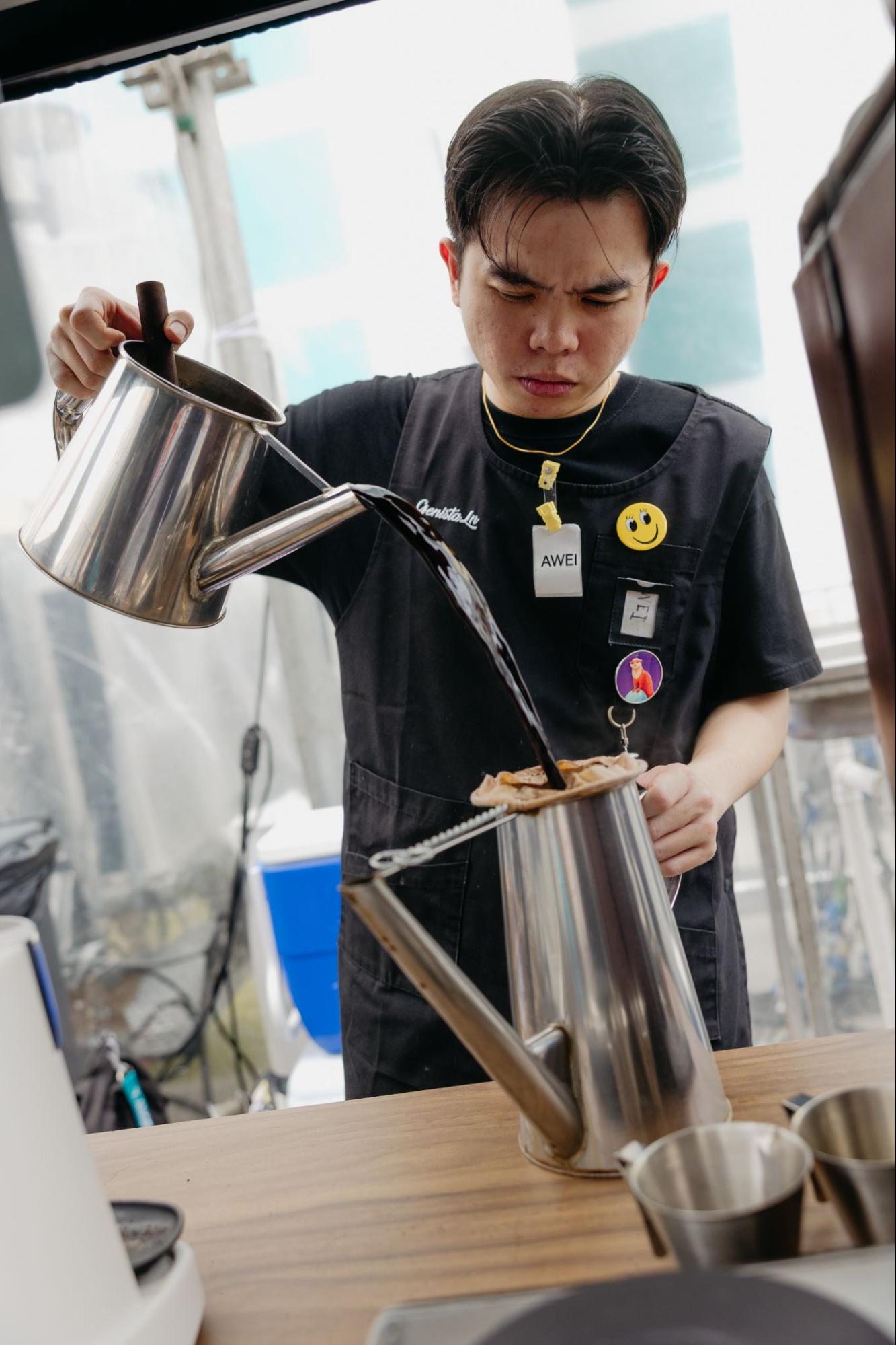 Weekend Brew Club coffee buffet