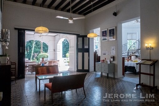 golden bell mansion - entrance hall today