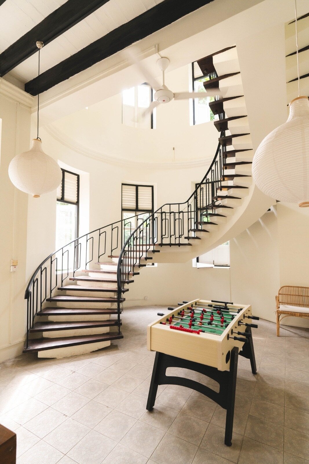 golden bell mansion - stairs