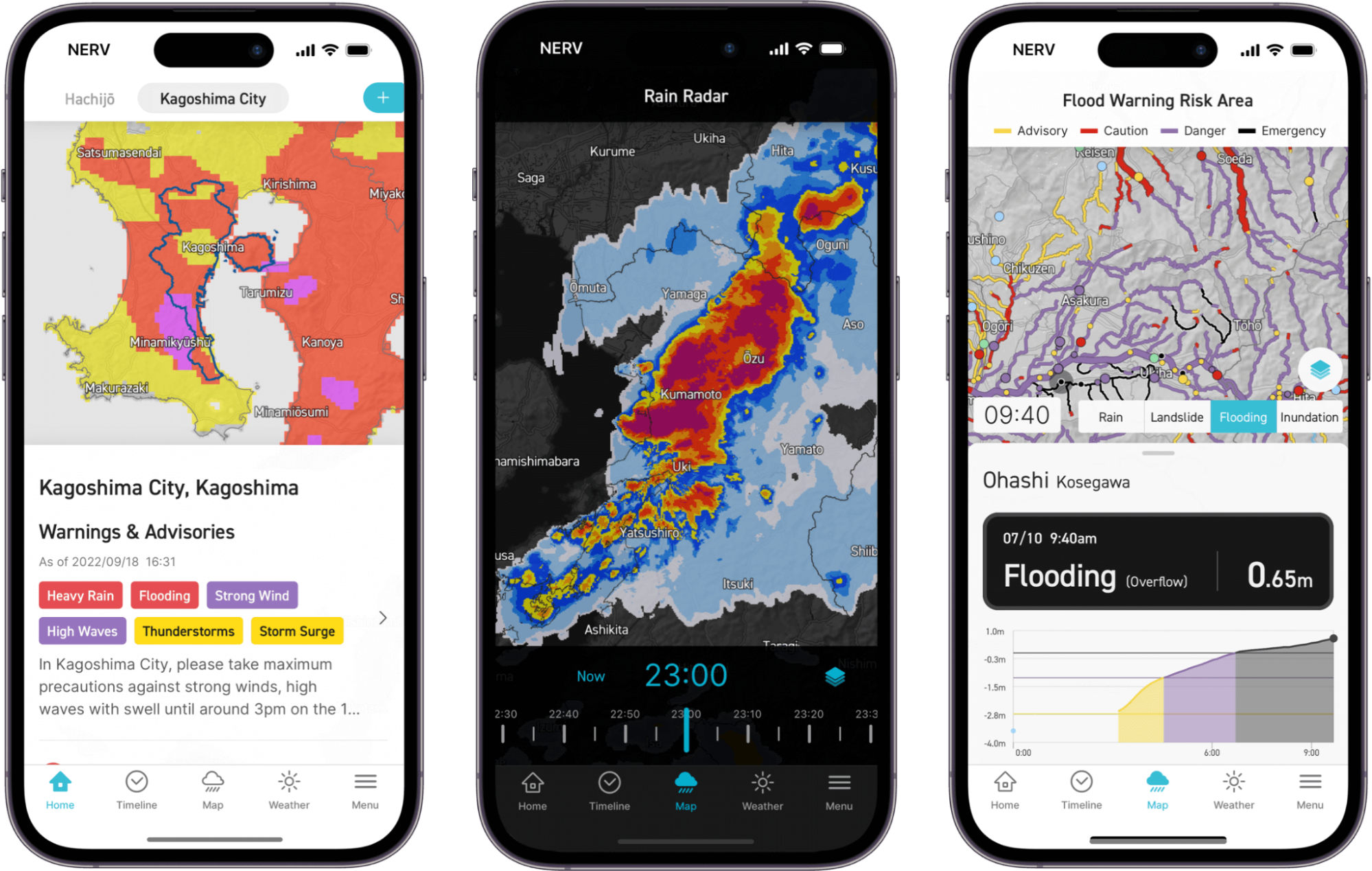 Nerv Disaster Prevention app