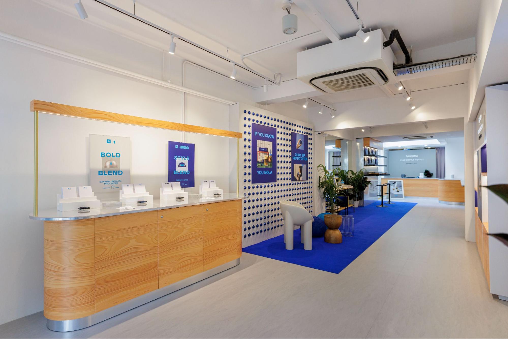 Nespresso Blue Bottle pop-up