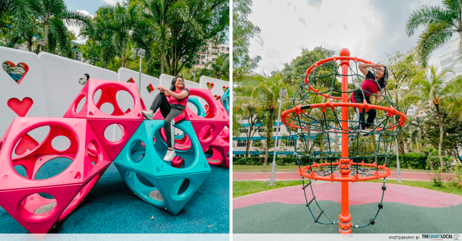 Alice in Wonderland playground & Woodlands Vista Park