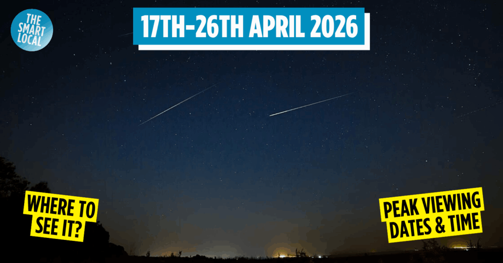 A Meteor Shower Will Be Visible From SG For 10 Nights This April – Here’s When & Where To Catch It lyrids meteor shower - cover