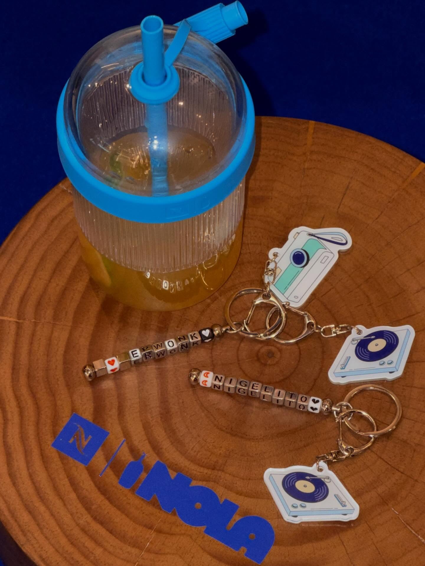 nespresso x blue bottle - keychain