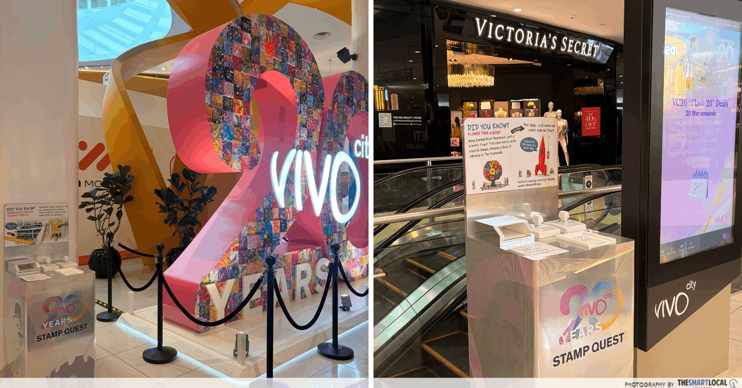 Vivocity stamp rally station level 1