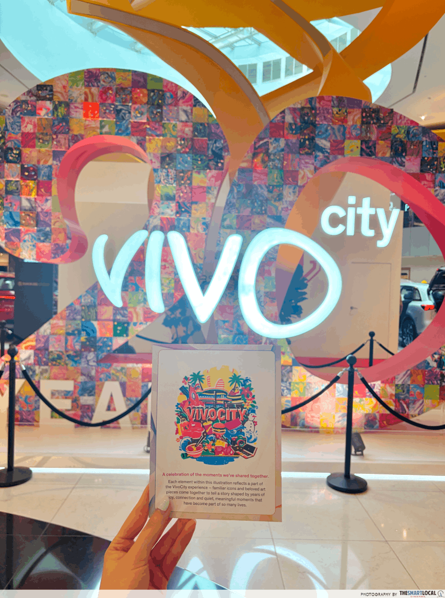 Vivocity 20th anniversary stamp rally