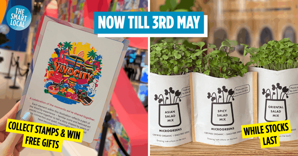 Vivocity 20th anniversary stamp rally