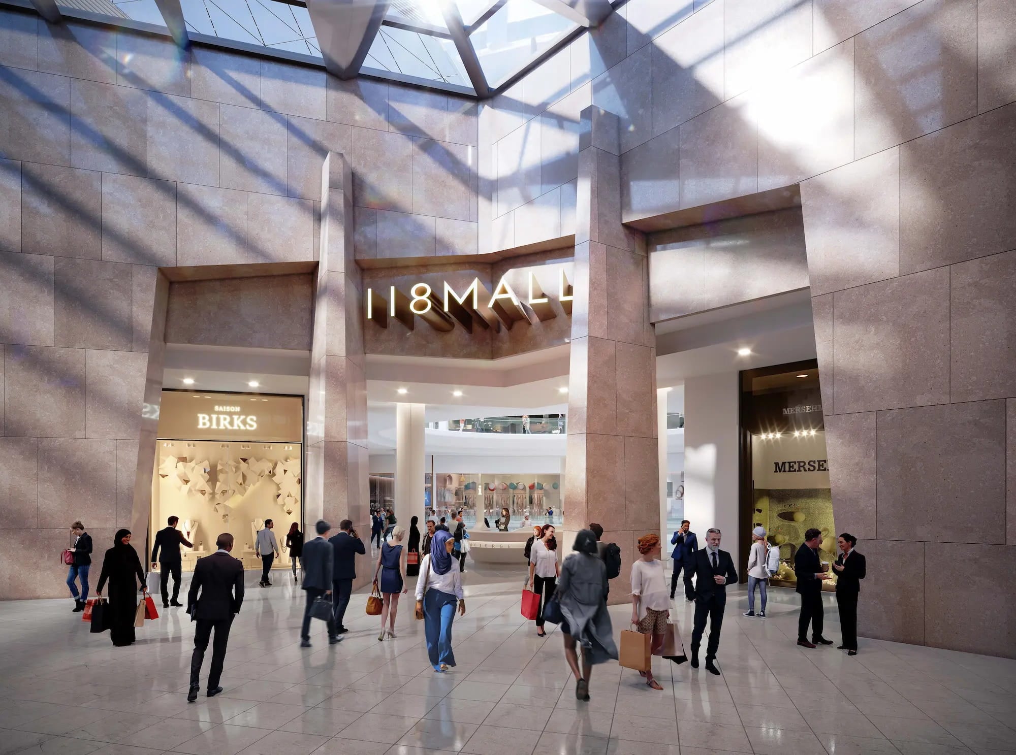 118 Mall drop-off point
