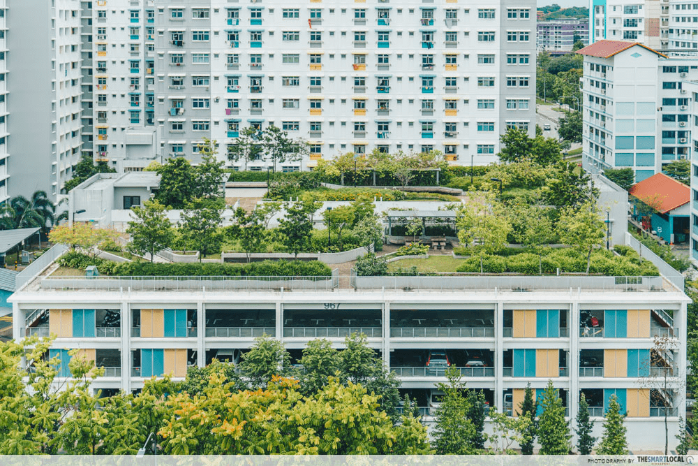 20 Hidden Parks & Gardens In Singapore That Prove The Heartlands Aren't All Just HDBs - 967 pioneer rooftop garden