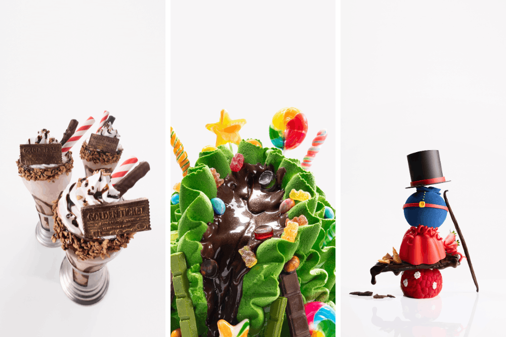 Charlie and the Chocolate Factory musical in Singapore 2026 - themed desserts