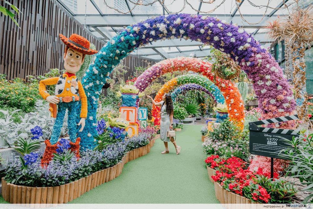 Toy Story zone at Disney Garden of Wonder