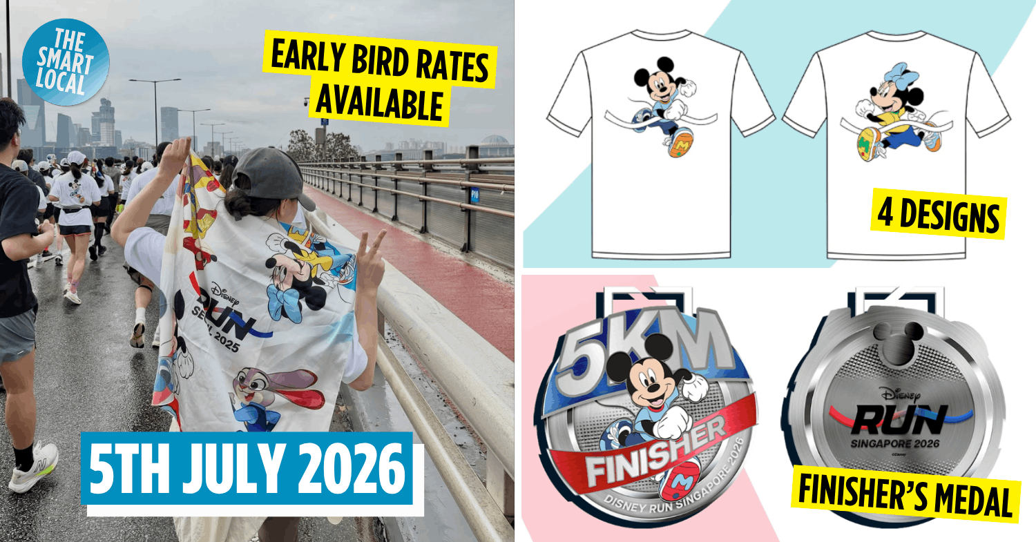 A Family-Friendly Disney Run Is Happening In SG, With Uniqlo Race Shirts Featuring Beloved Characters To Cop