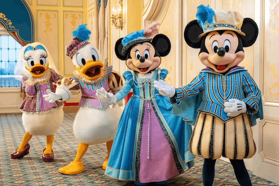 Mickey and friends