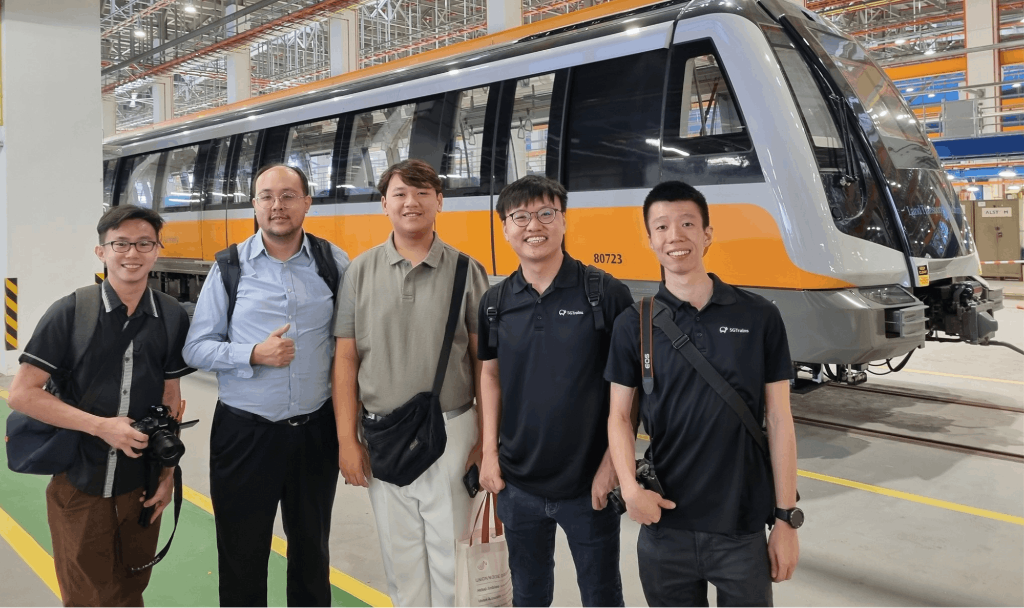 Sneak peek of the new Circle Line trains
