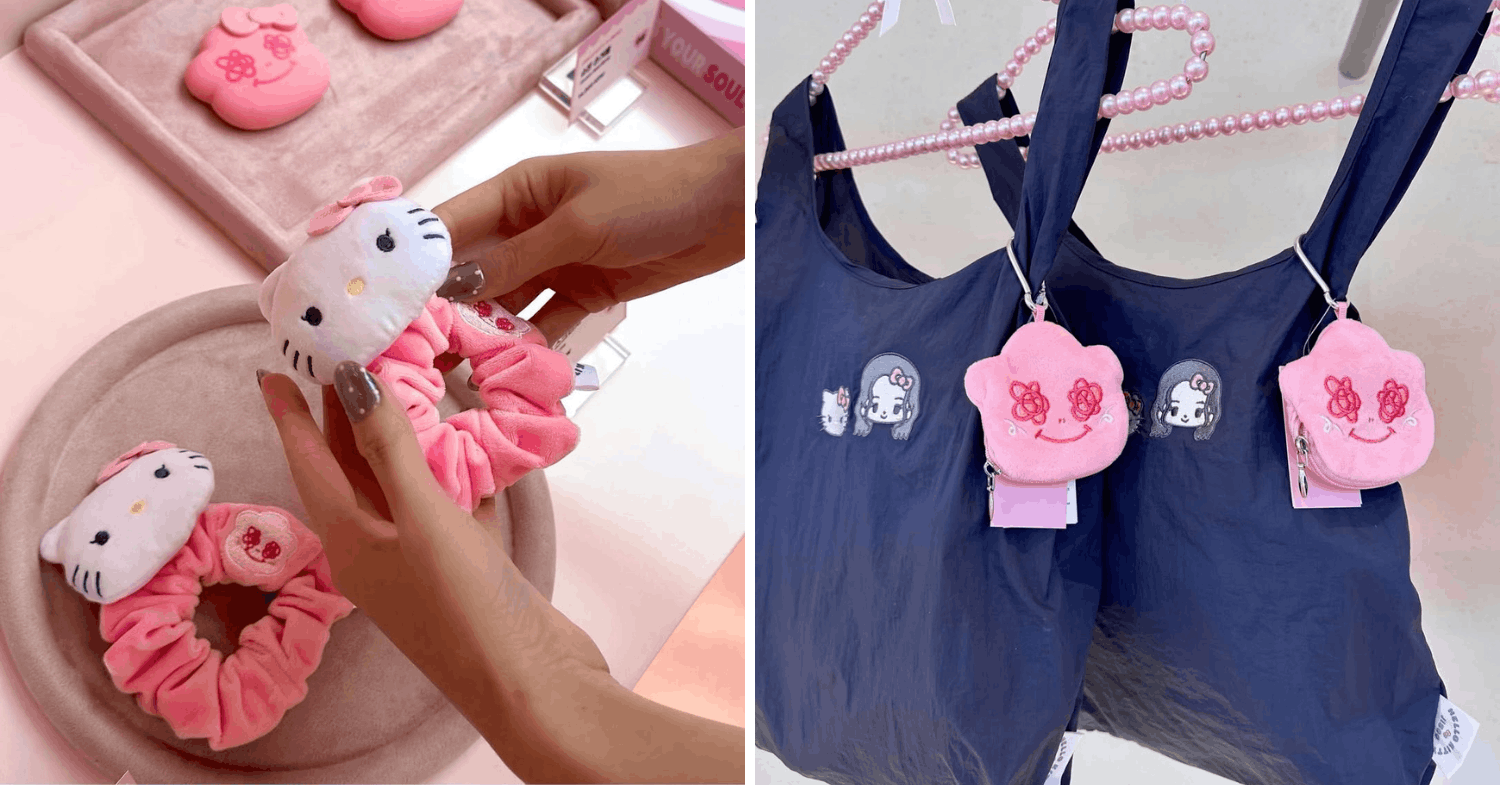 Hello Kitty scrunchies and bags