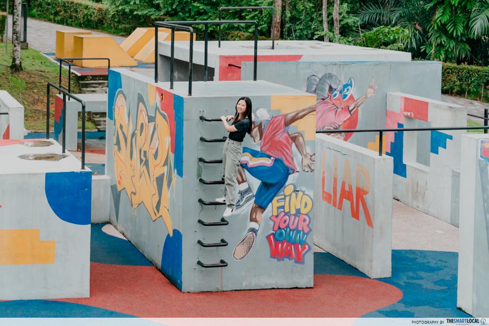 Hutan Bandar MBJB - TMIYC Parkour park (2)