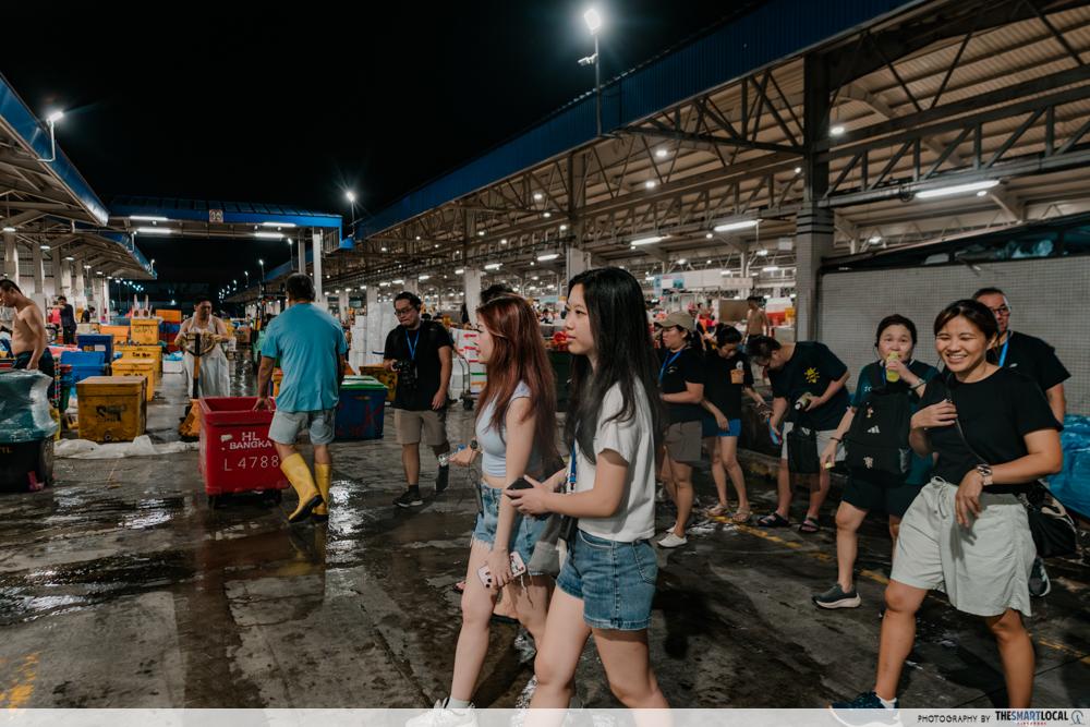 Jurong Fishery Port Tour group