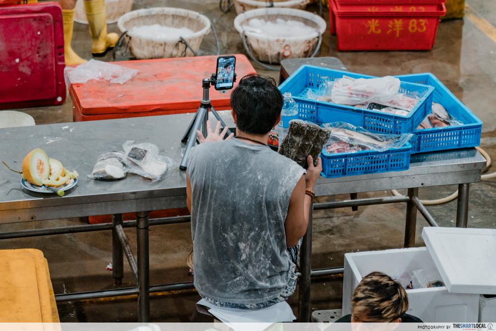 Jurong Fishery Port Tour - live streaming sales