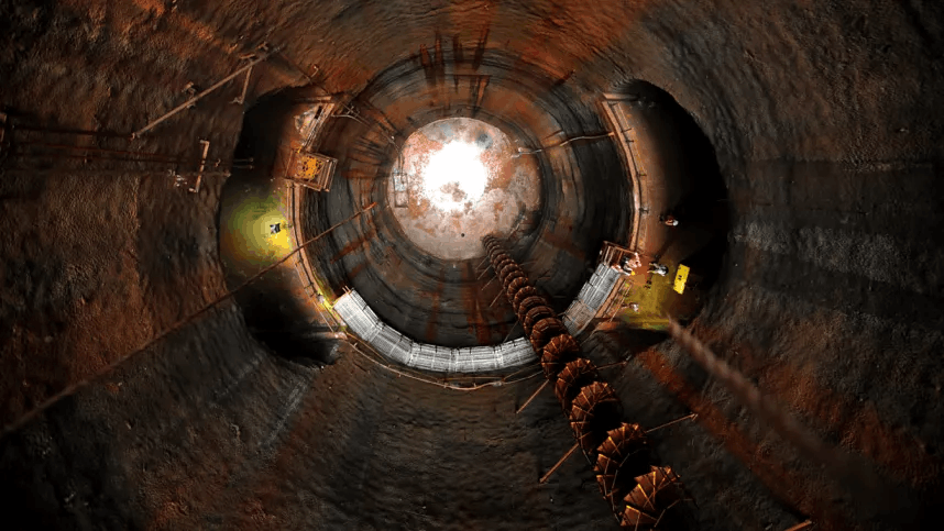 Jurong Rock Caverns underground