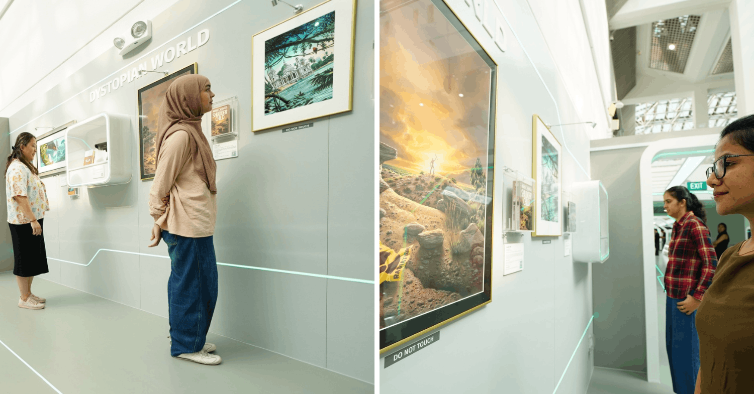 Original paintings from sci-fi novels