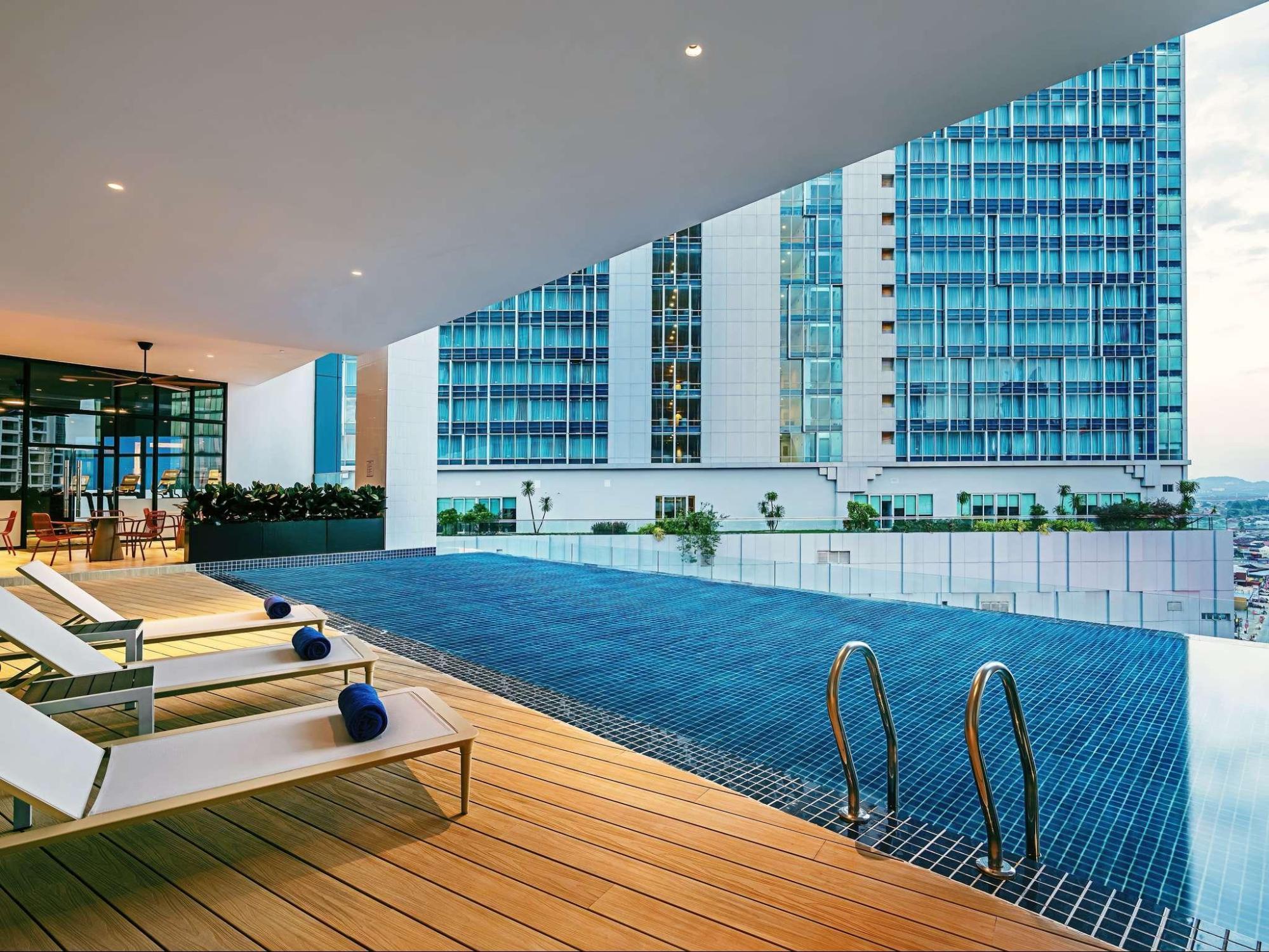 new hotels in jb - novotel jb city centre pool