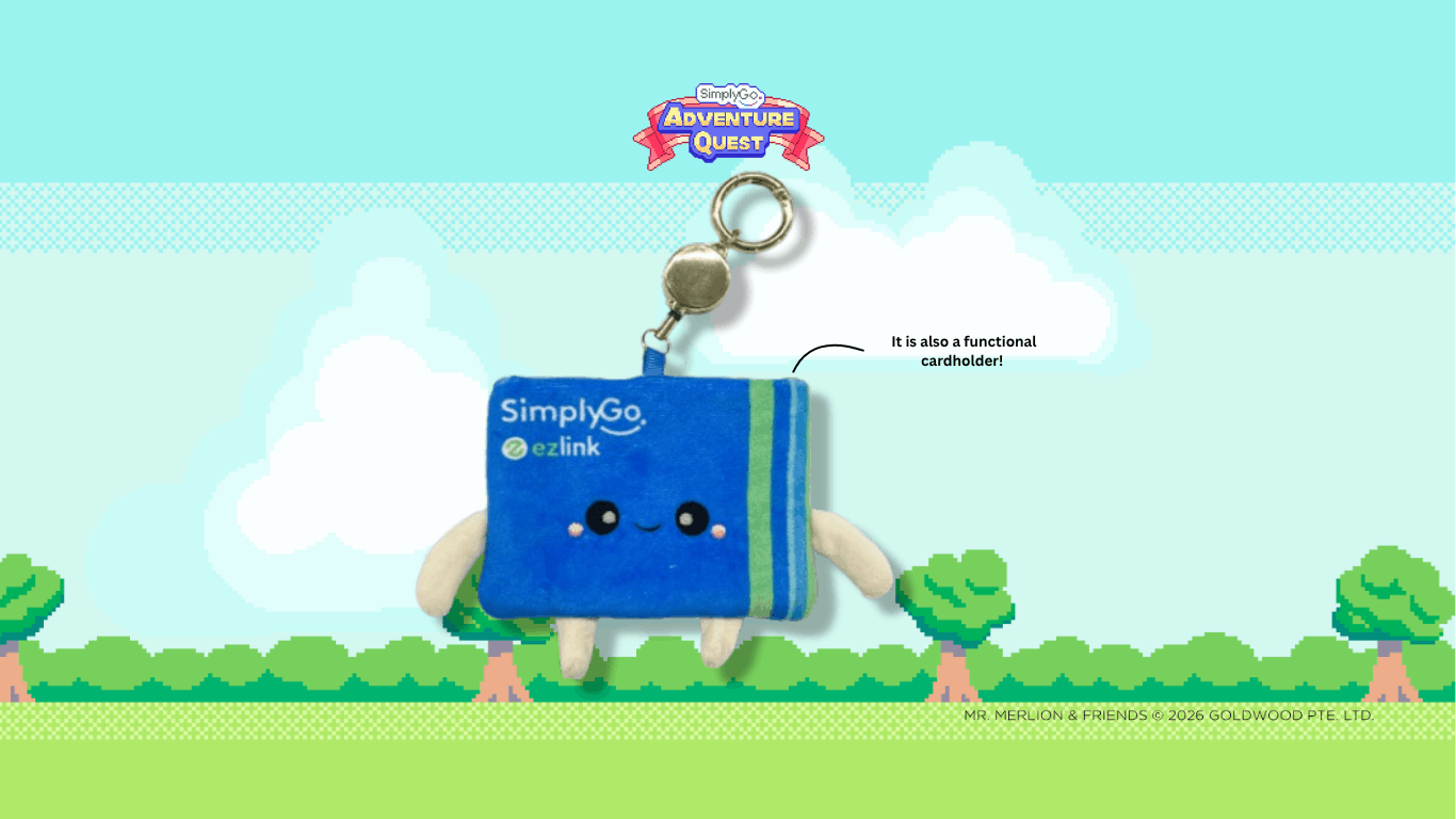 SimplyGo Adventure Quest - ez-link cardholder plushie
