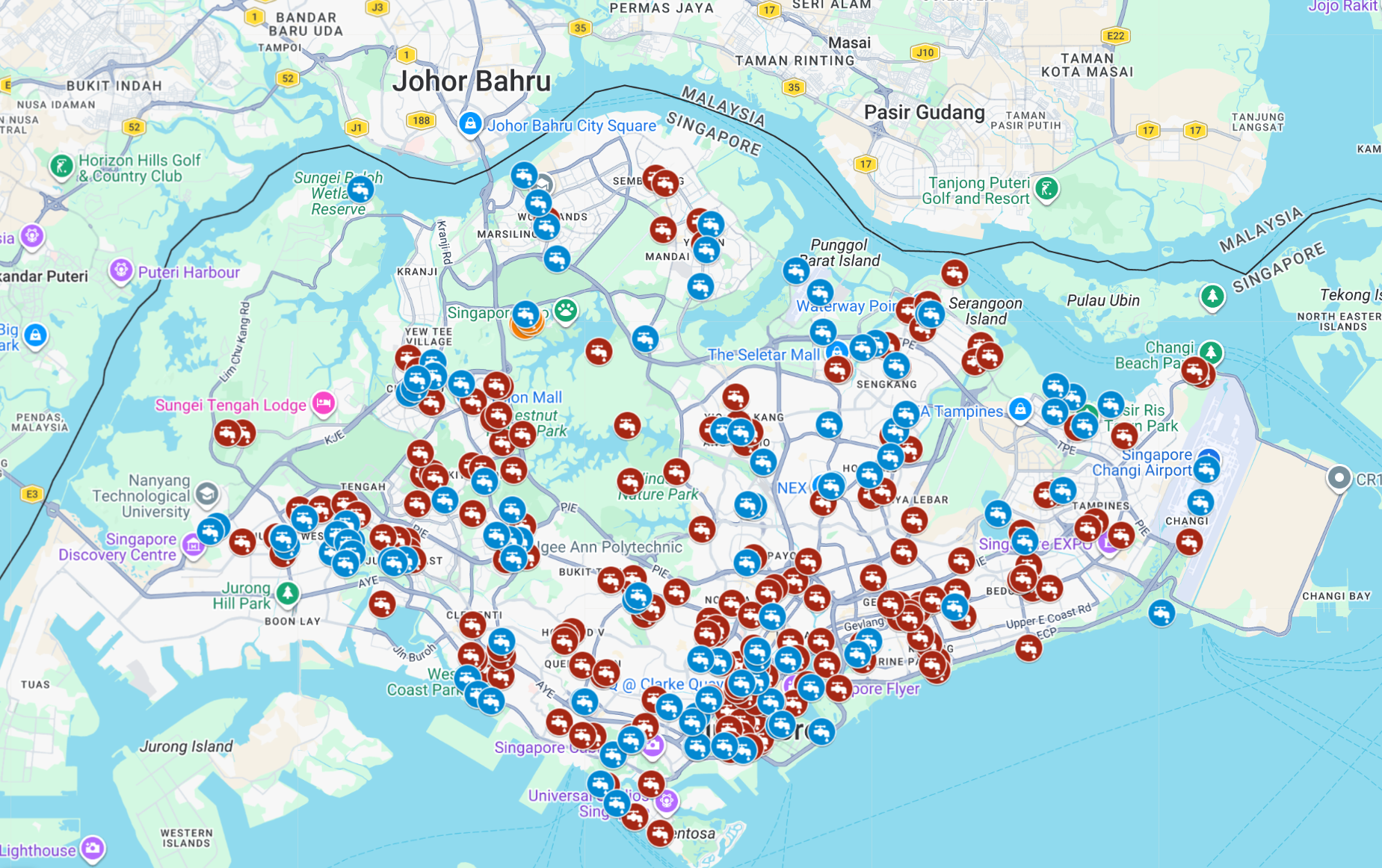 singapore water dispenser map