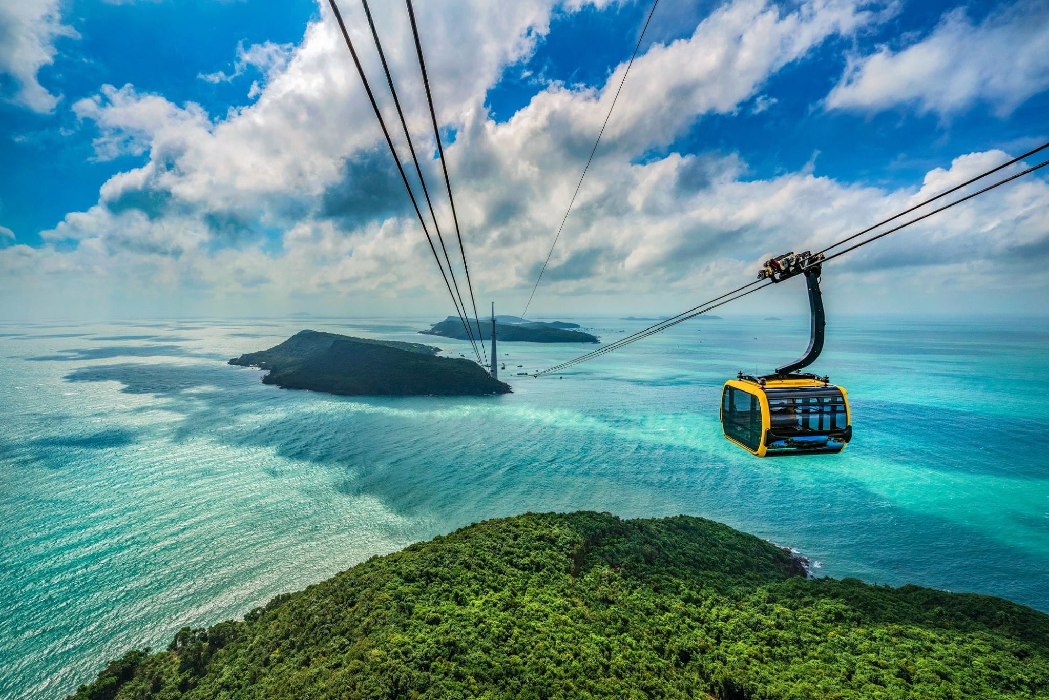 Sun PhuQuoc Airways new direct flight to Phu Quoc - cable car