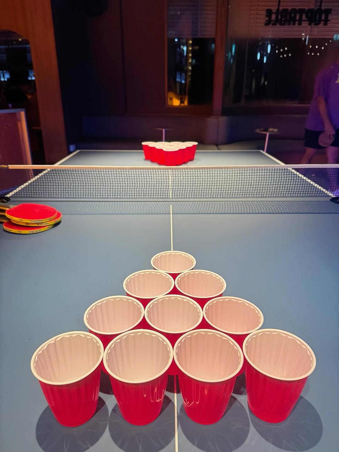 TopTable at New Bahru - beer pong