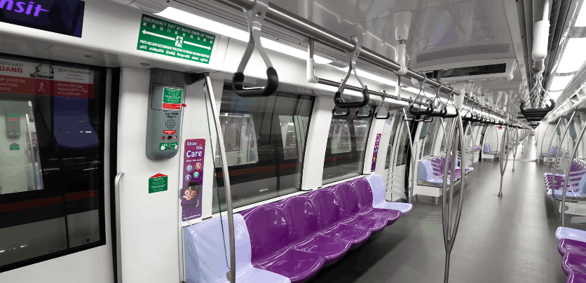 Air-conditioning system in upgraded NEL train