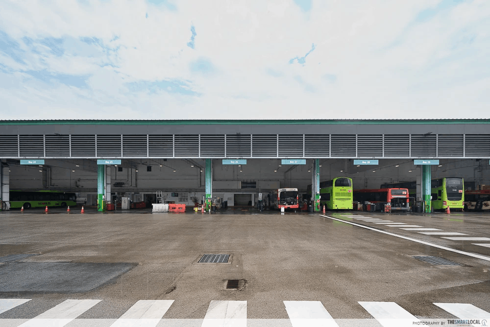 bus network - bus depot