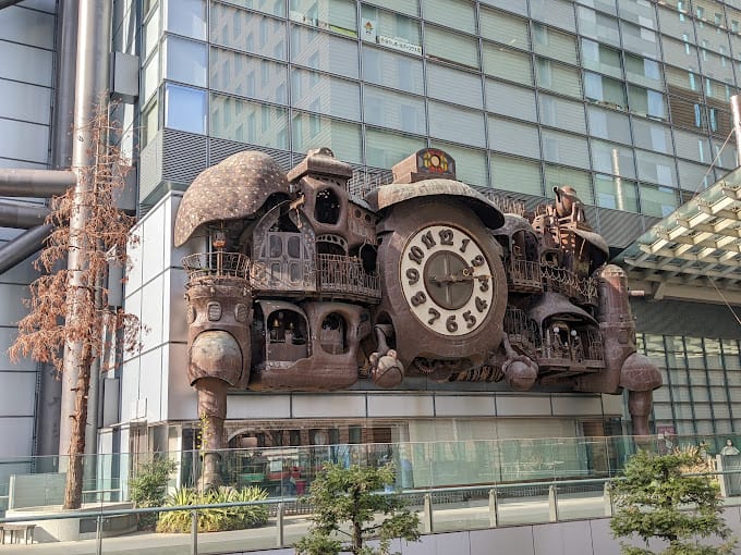 free things to do in tokyo - giant ghibli clock
