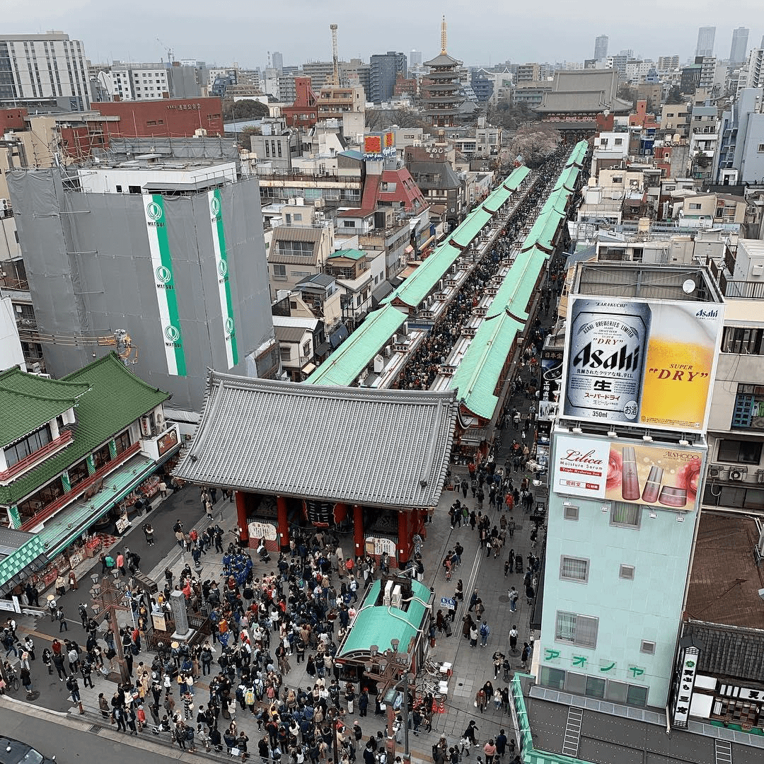 free things to do in tokyo - nakamise-dori