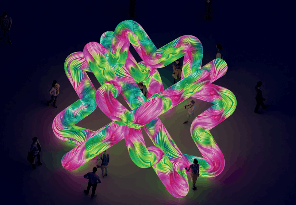 i Light Singapore 2026 - Arch Flower by Cyril Lancelin