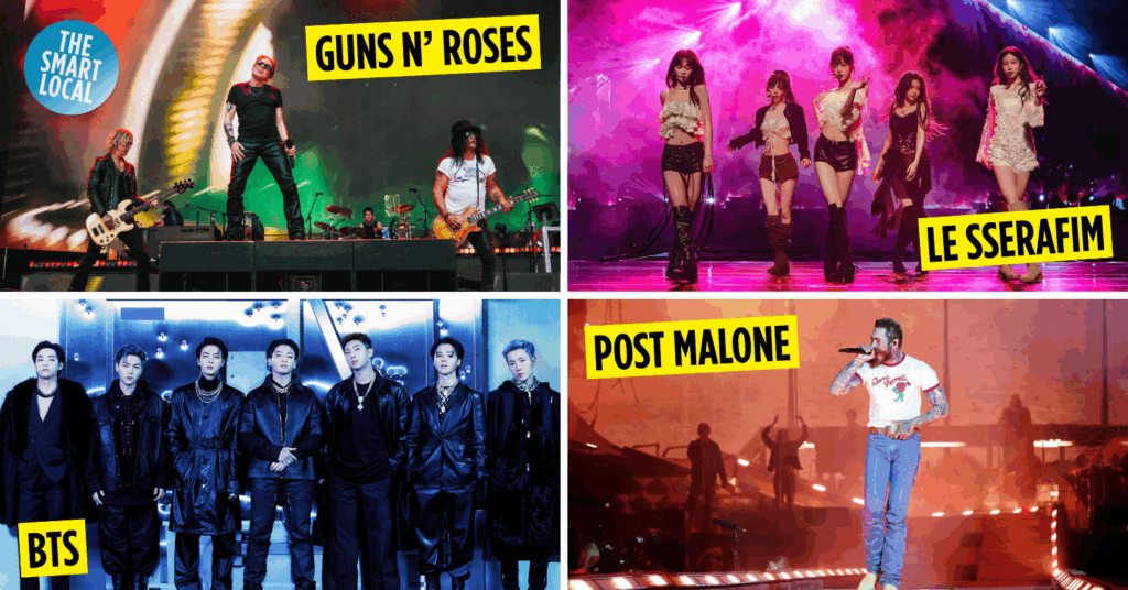 Upcoming live performances cover image
