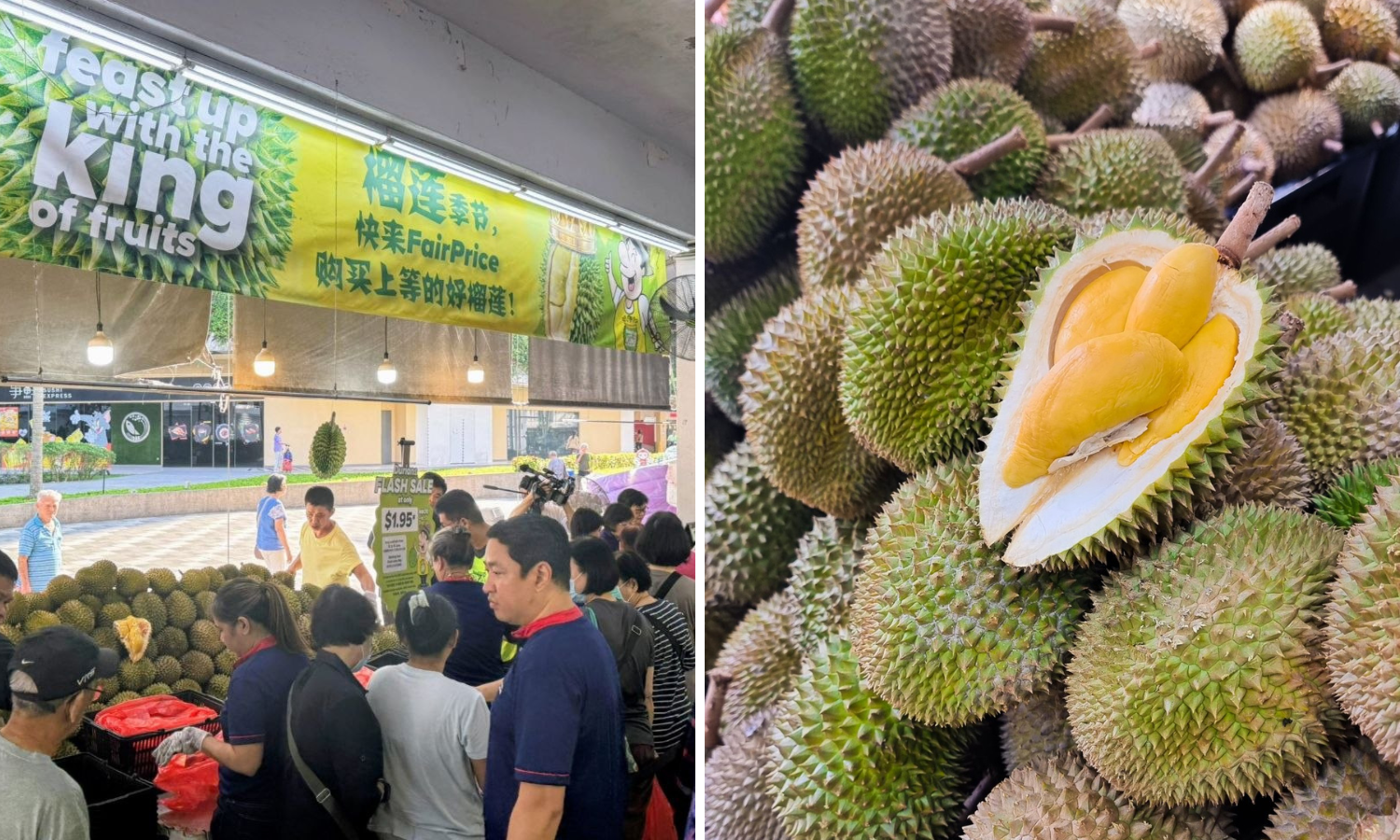 FairPrice durian sale