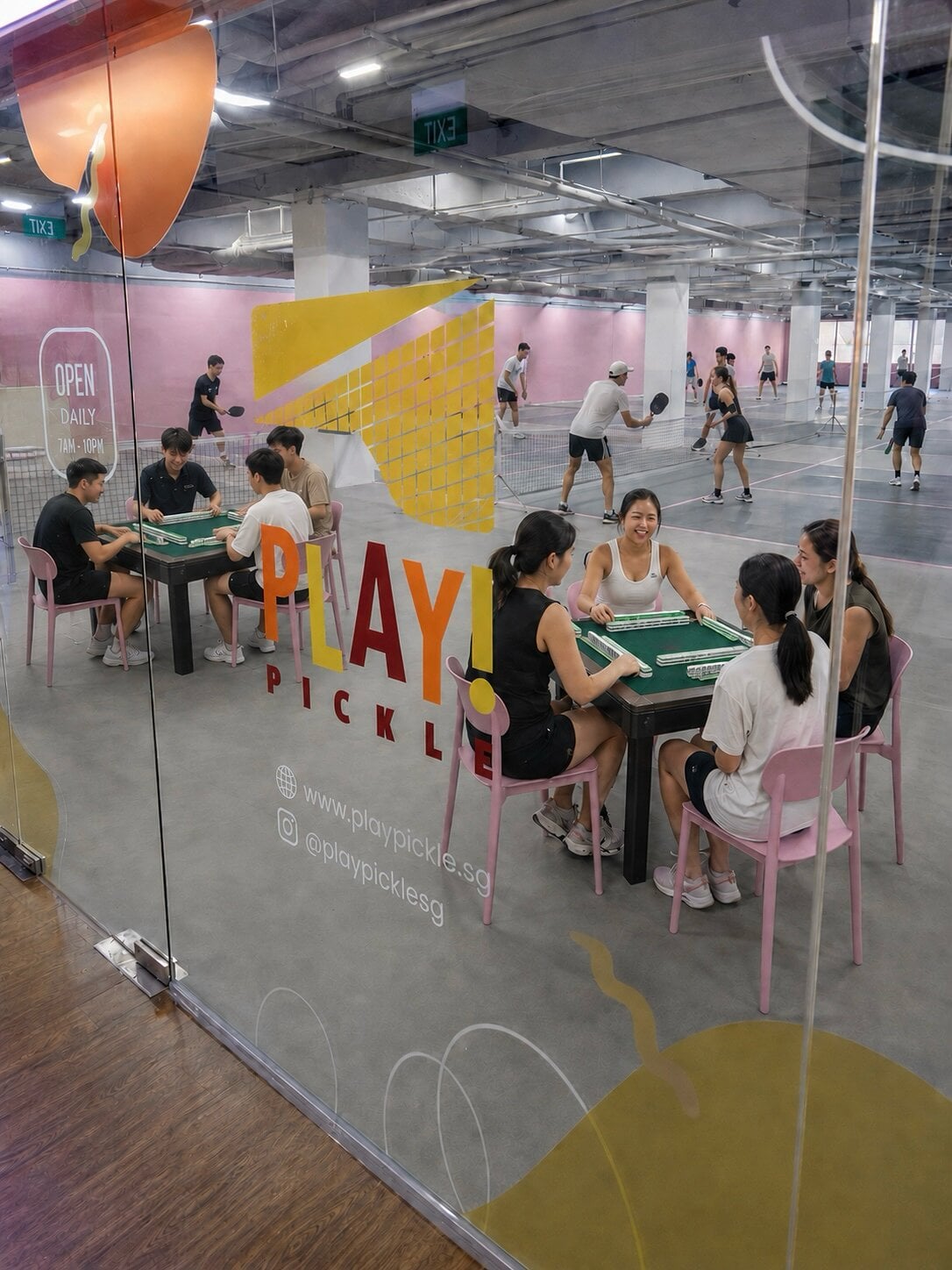play pickle - mahjong x pickleball